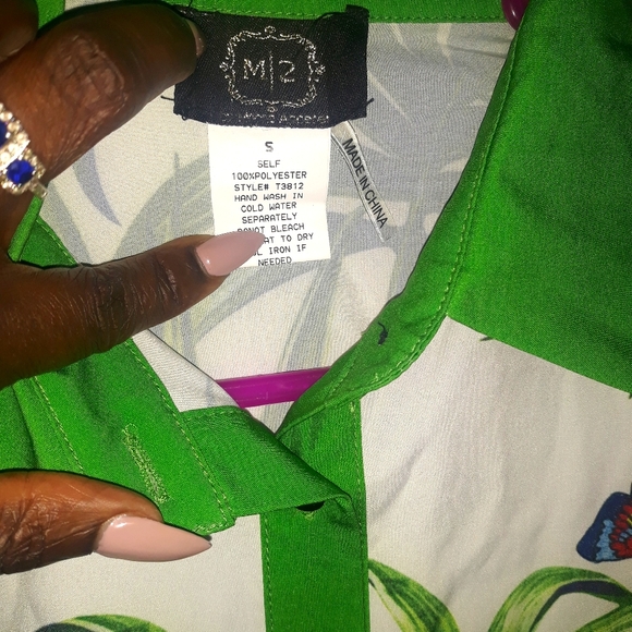 Tropical Butterfly botton down - Picture 5 of 7